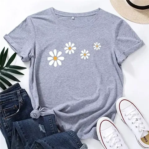 Trendy Printed Casual wear T-Shirt for Women