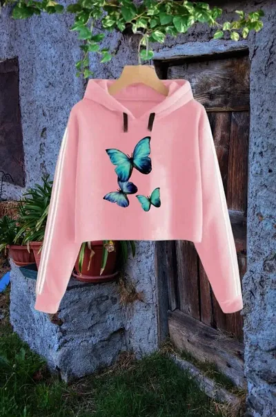 FULL SLEEVE GRAPHIC PRINT WOMEN SWEATSHIRT_PINK