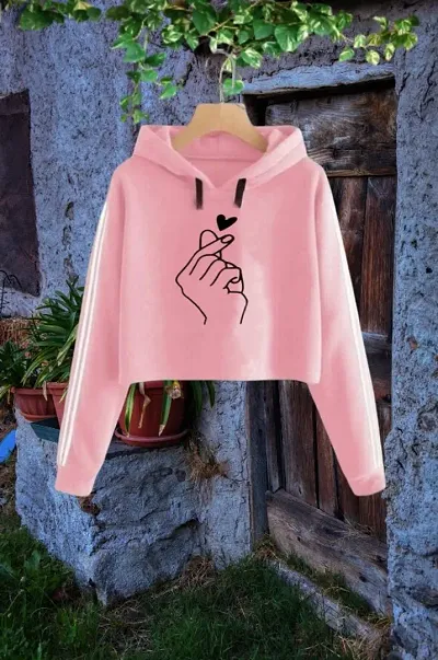 FULL SLEEVE GRAPHIC PRINT WOMEN SWEATSHIRT_PINK