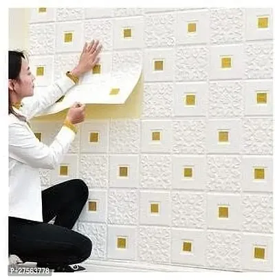 Designer White Vinyl Wall Stickers Wallpaper-thumb0