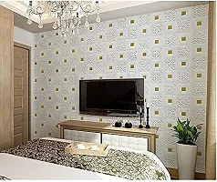 Designer White Vinyl Wall Stickers Wallpaper-thumb3