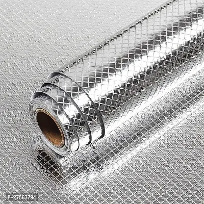 Designer Silver Paper Wall Stickers Wallpaper-thumb0