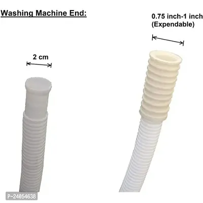 PVC Washing Machine Semi Inlet Pipe For Semi Automatic Washing Machine Inlet Pipe White Color Pack Of 1 (9 Mtr)-thumb5