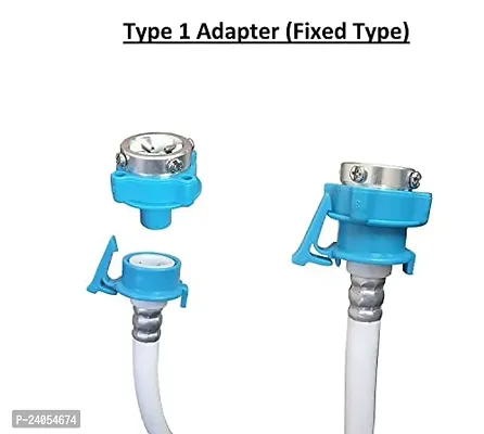 Tap Adapter Connector Fully Automatic Washing Machine Inlet Hose Faucet Blue Combo Pack Of 2-thumb2