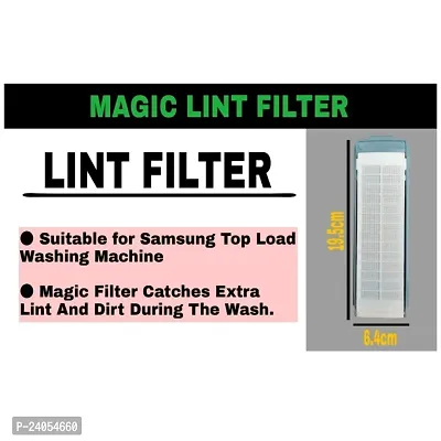 Sarvagya Magic Filter Compatible For Samsung Top Load Washing Machine Lint Filter | Lint Catcher | Dust Collector Filter-thumb2