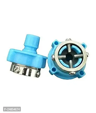 Tap Adapter Connector Fully Automatic Washing Machine Inlet Hose Faucet Blue Combo Pack Of 2