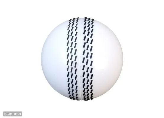 BOLDUP Rubber Synthetic Cricket Ball i10 Cricket Synthetic Ball, Best Practice Poly Hard Balls - Indoor  Outdoor Training (WHITE BALL 1 Pc)-thumb2