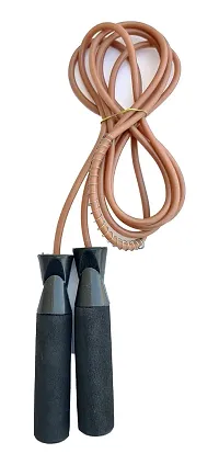 Boldup Combo of  Steel Wire  Skipping Rope and Handgrip-thumb1