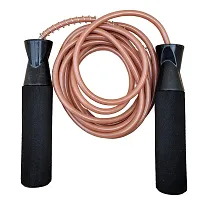 Boldup Combo of  Steel Wire  Skipping Rope and Handgrip-thumb2