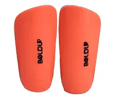BOLDUP Football Shin Guard For Men And Women Orange Mini-thumb1