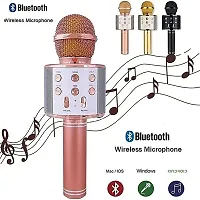 Rambot Wireless Bluetooth WS-858 Microphone MIC Recording Condenser Handheld Microphone(pack of 1)-thumb1