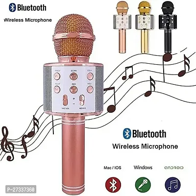 Rambot Wireless Bluetooth WS-858 Microphone MIC Recording Condenser Handheld Microphone(pack of 1)-thumb2