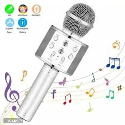Modern Wireless Bluetooth Microphone with Speaker, Assorted, Pack of 1-thumb0