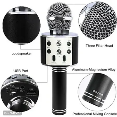 Modern Wireless Bluetooth Microphone with Speaker, Assorted, Pack of 1-thumb3