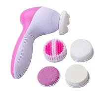 5 in 1 Face Facial Exfoliator Electric Handheld Massage ( PACK OF 1 )-thumb1