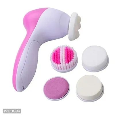 5 in 1 Face Facial Exfoliator Electric Handheld Massage ( PACK OF 1 )-thumb2