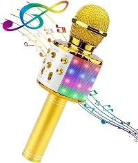 WS-858 Bluetooth Karaoke Wireless Microphone Condenser with Stand and Audio Recording Mic PACK OF 1-thumb2