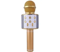 WS-858 Audio Recording Bluetooth Speaker for Karaoke Mic with Speaker  Radio Mic PACK OF 1-thumb2