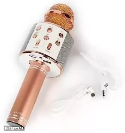 WS-858 Audio Recording Bluetooth Speaker for Karaoke Mic with Speaker  Radio Mic PACK OF 1-thumb4