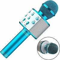 WS-858 Bluetooth Karaoke Wireless Microphone Condenser with Stand Mic PACK OF 1-thumb2