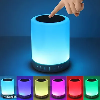 LED Touch Lamp Bluetooth, Wireless HiFi Speaker Light, Portable PACK OF 1-thumb0