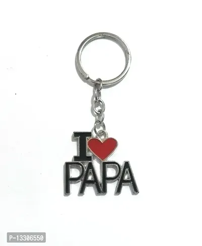 Fancy Metal I love papa Key Chain Ideal for Office  Home Decor-thumb0