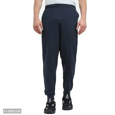 Mahim Men's Cotton MG 2002- Jogger Regular Pant for Men's Navy Blue