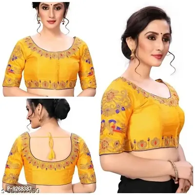 Classic  Art Silk Embroidered Blouses-thumb0