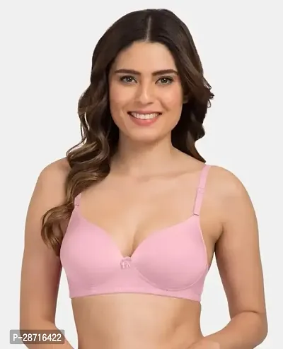 Womens Cotton Padded Non-Wired Full-Coverage Bra-Pack of 1