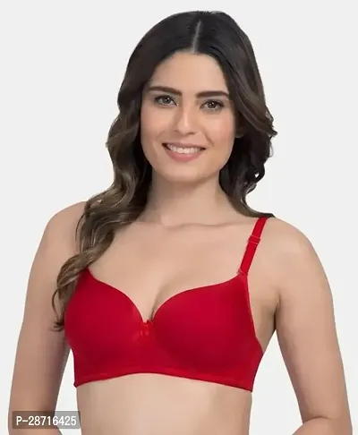 Womens Cotton Padded Non-Wired Full-Coverage Bra-Pack of 1-thumb0