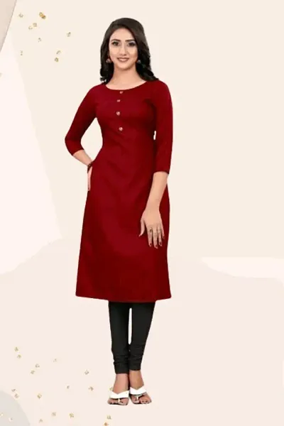 Stylish Cotton A-Line Kurti