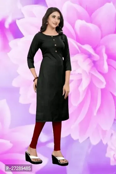 Classic Cotton Solid Kurti for Women-thumb0