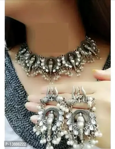 Elegant Jewellery Sets for Women mirror necklace-thumb0