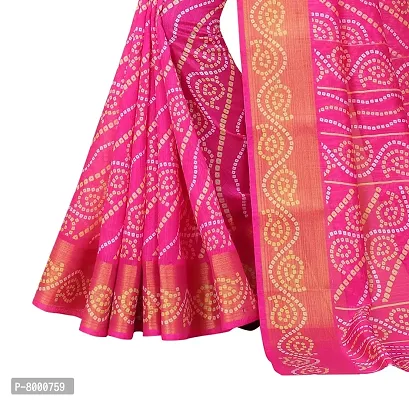 JULEE Women's Cotton Silk Printed Saree - Famous Rani-thumb5
