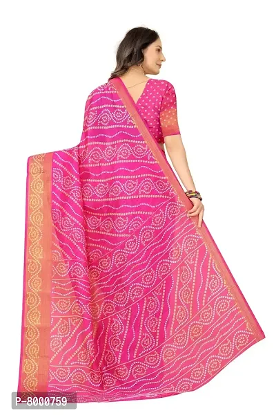 JULEE Women's Cotton Silk Printed Saree - Famous Rani-thumb3