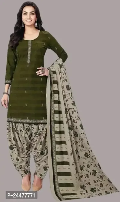 Buy MALAEY Women's Polyester Unstitched Salwar Suit Dress Material for  Girls ll Abstract Print ll Beige Color at Amazon.in