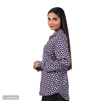 Stylish Women Casual Full Sleeve Printed Shirt-thumb2