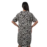 Stylish Women Casual Printed Shirt Dress-thumb1