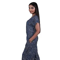 women's casual half sleeve v neck printed Jumpsuit-thumb1