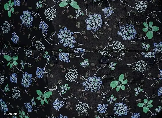 Women's Casual Floral Printed Full Sleeve Maxi Dress-thumb4