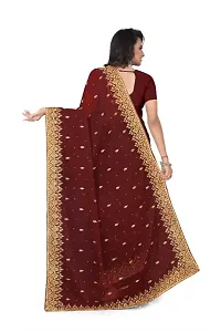 Heavy Embroidery saree-thumb1