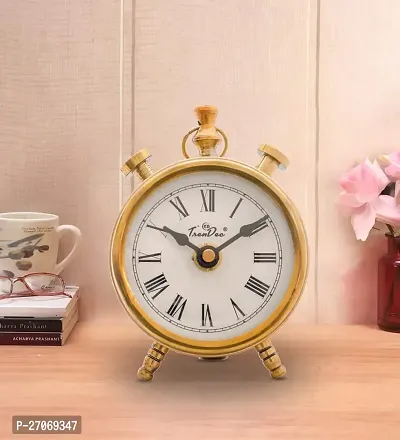 GOLD TABLE CLOCK 3 INCH-thumb0