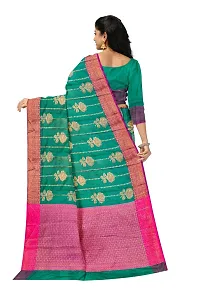 Stylish Banarasi Silk Zari Woven Design Saree with Blouse Piece-thumb2