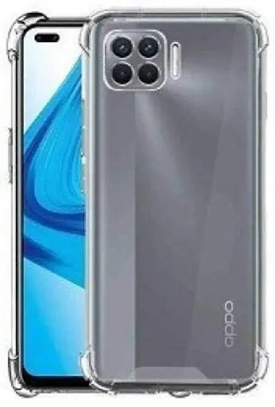 RRTBZ Back Cover Case Compatible for Oppo F17 Pro Soft Silicone TPU Flexible Back Cover Compatible for Oppo F17 Pro (Transparent) with Screen Guard