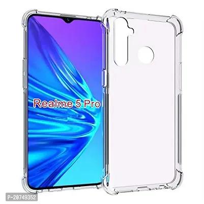 Transparent Mobile Back Cover for REALME 5-thumb0