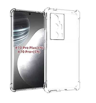 AARERED Crystal Clear Back Cover Case for VIVO X70 PRO Plus 360 Degree Protection, Protective Design Transparent Back.