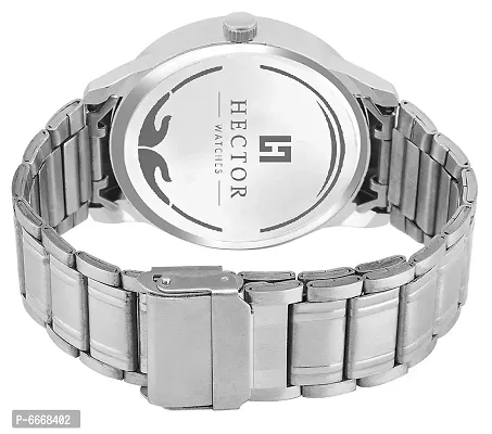 Stylish Silver Stainless Steel Analog Watch For Men-thumb2