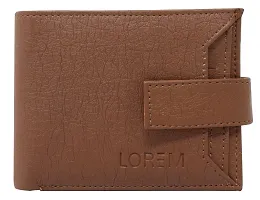 Stylish Brown Textured Artificial Leather Wallet For Men(7 Card Slots)-thumb1