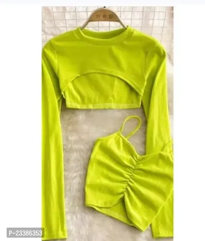 Elegant Lycra Tops For Women-thumb0