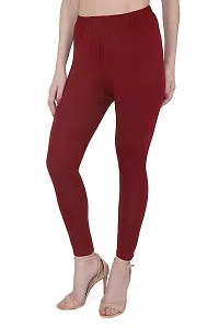 AR fashion Women's Regular Fit Ankle Length Leggings Leggings(Pants10 Maroon 30)-thumb2